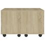 Voir la diapositive 5 : VIDAXL Table basse chene sonoma 60x60x38 cm bois d'ingenierie