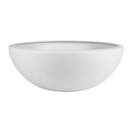 Eda Pot de fleurs vasque en plastique Graphit UP blanc cérusé - Ø 60 cm - Eda