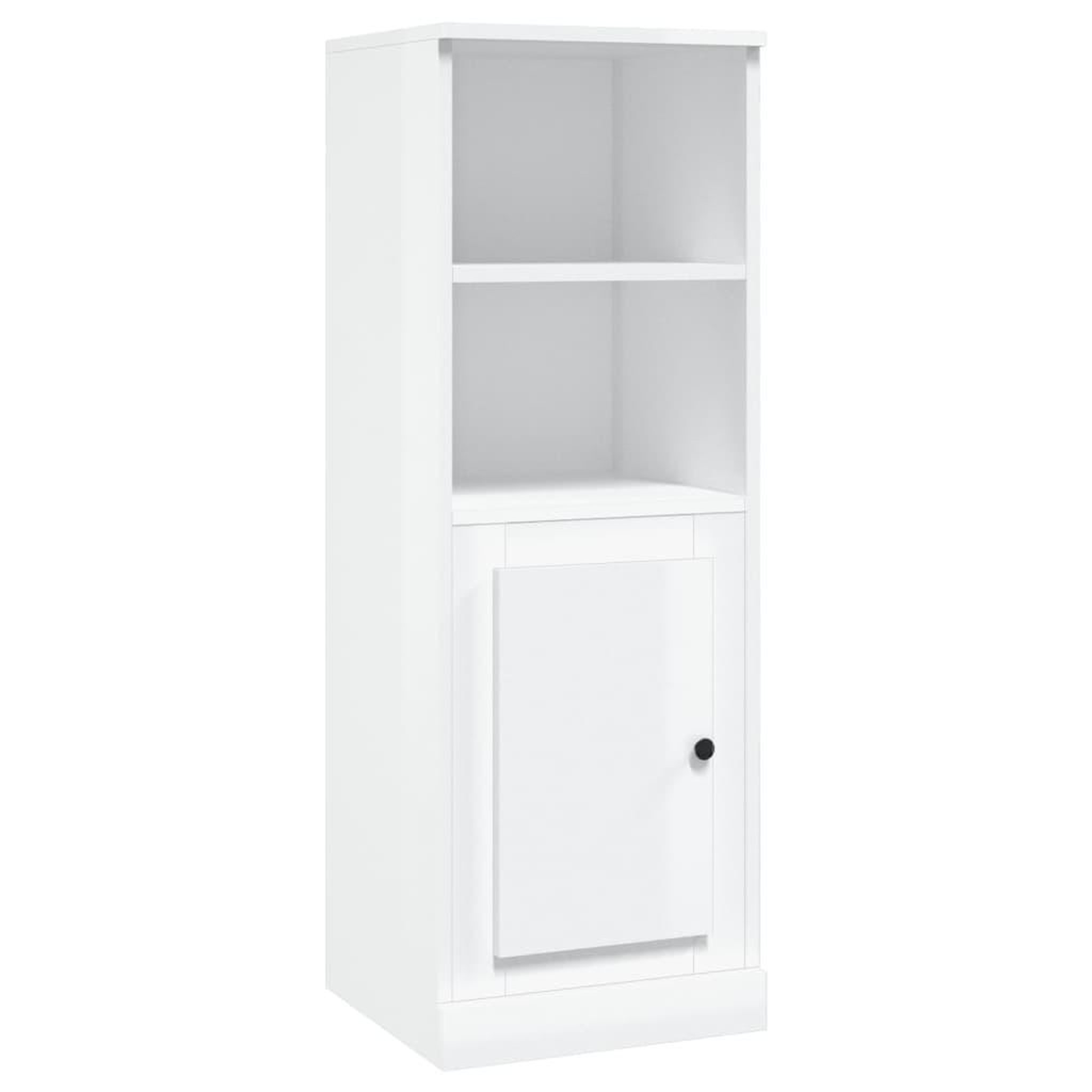 Voir la diapositive 2 : VIDAXL Buffet haut blanc brillant 36x35,5x103,5 cm bois d'ingenierie