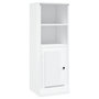 Voir la diapositive 2 : VIDAXL Buffet haut blanc brillant 36x35,5x103,5 cm bois d'ingenierie