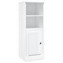Voir la diapositive 2 : VIDAXL Buffet haut blanc brillant 36x35,5x103,5 cm bois d'ingenierie