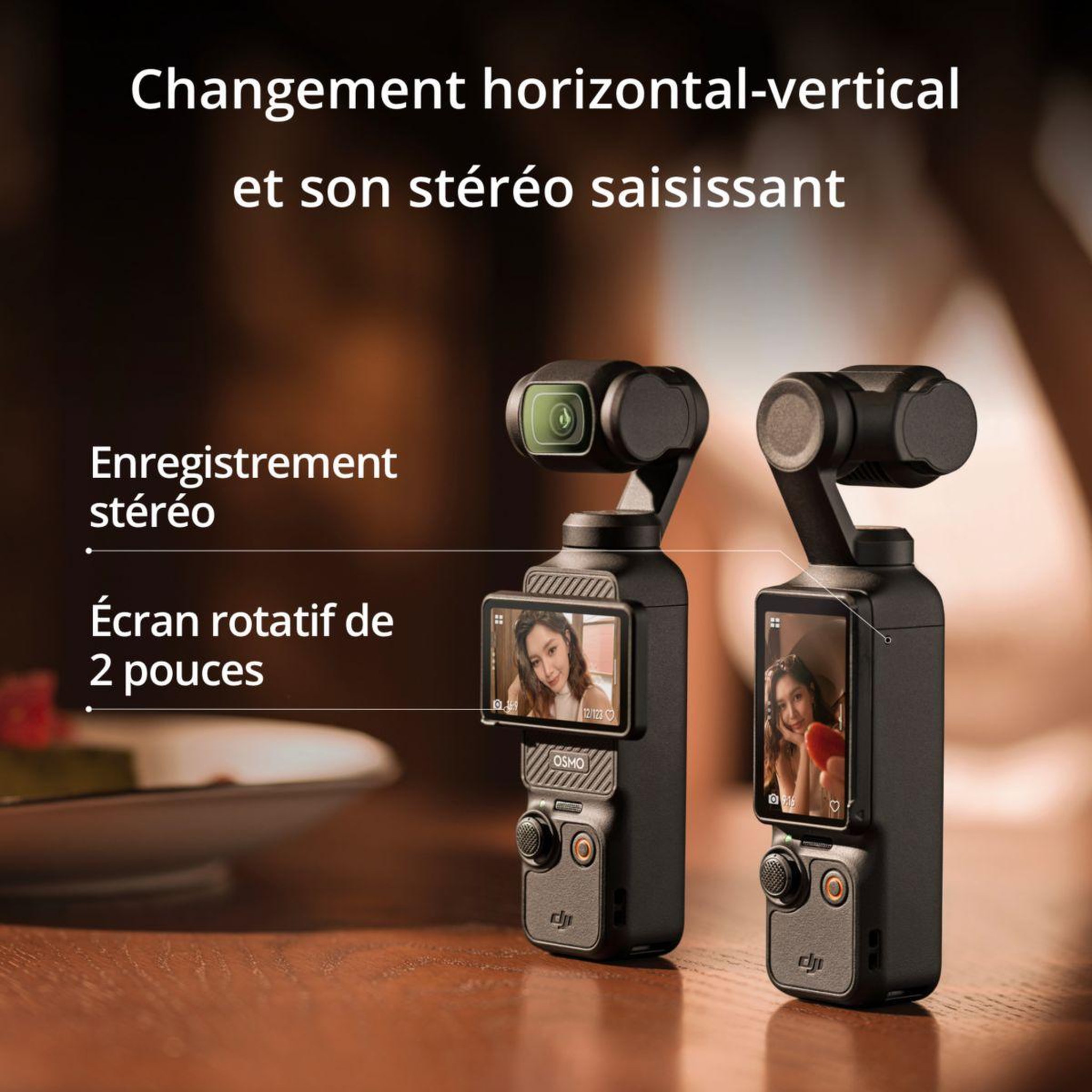 Voir la diapositive 4 : DJI Caméra sport Osmo Pocket 3