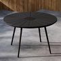 Voir la diapositive 4 : Paris Prix Table de Jardin Design  San Vito  120cm Noir