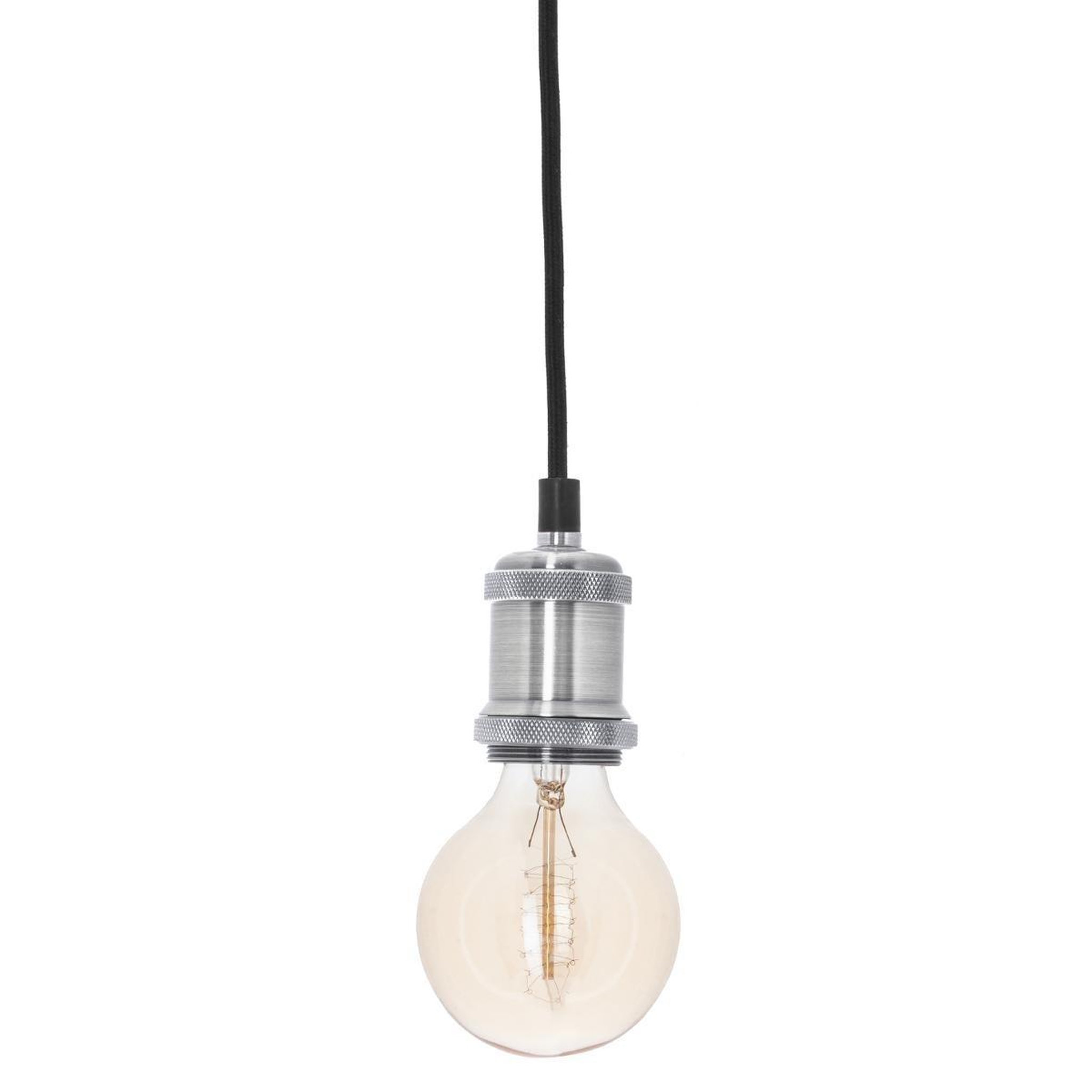 ATMOSPHERA Lampe suspension en métal  electra  7cm argent