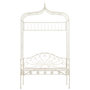 Voir la diapositive 2 : VIDAXL Banc de jardin 122 cm Fer Blanc antique
