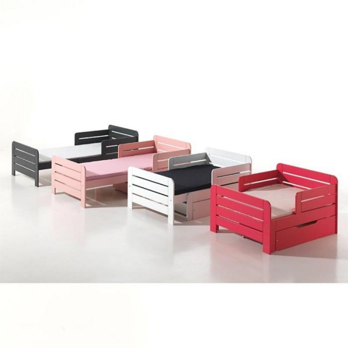 Paris Prix Lit Évolutif  Jumper  90x200cm Blanc