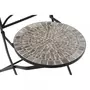 MARKET24 Chaise de jardin DKD Home Decor Céramique Noir Forge (42 x 50 x 90 cm)