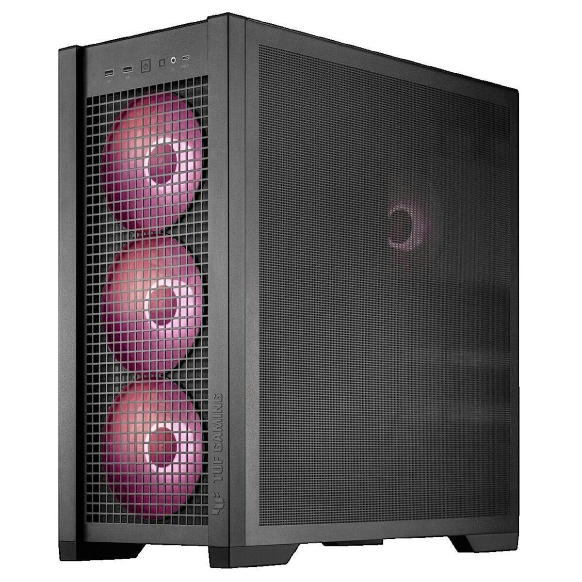 ASUS Boîtier PC ASUS TUF Gaming GT302 ARGB Midi Tower E-ATX avec panneau en verre trempé