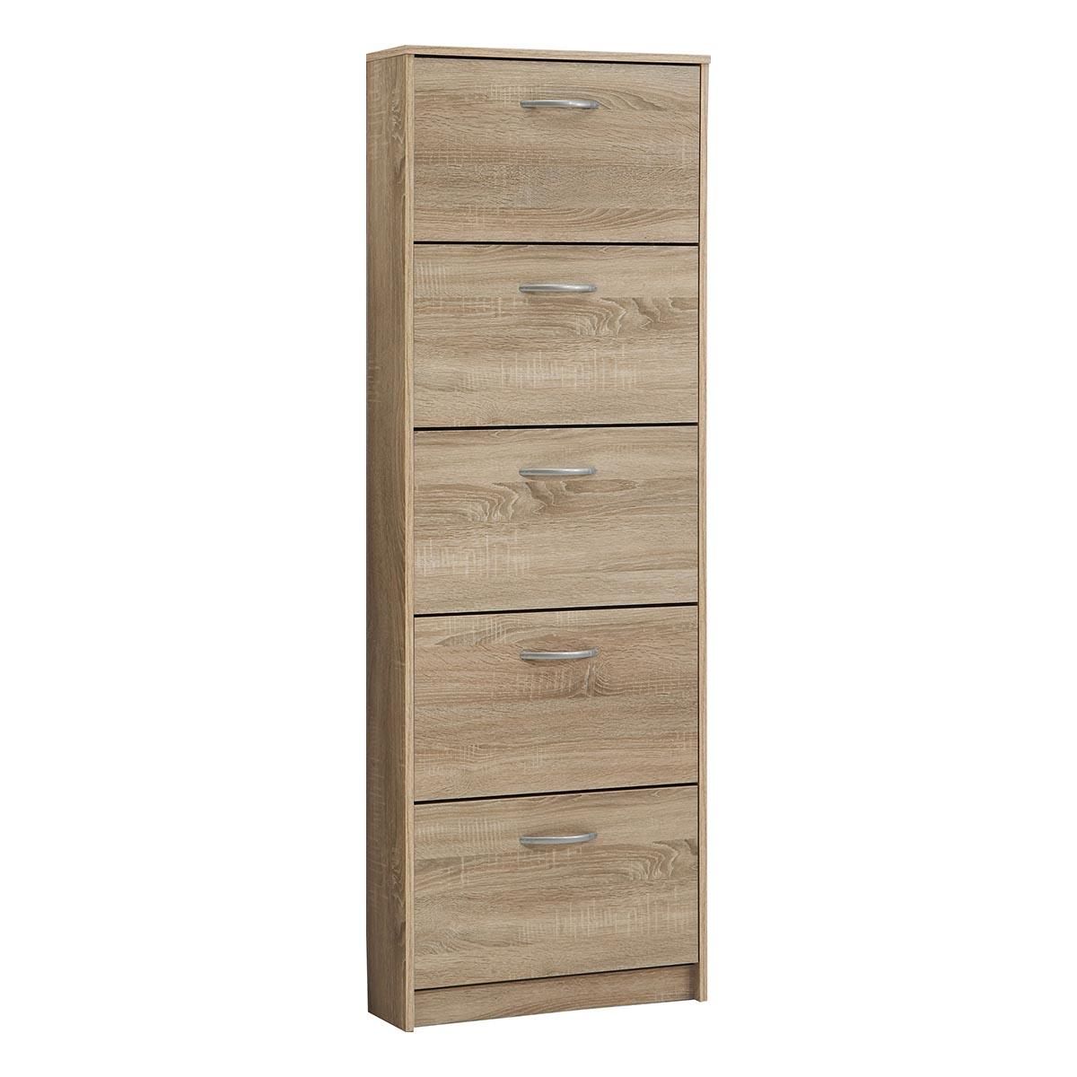 Meuble à chaussures 5 abattants TOM