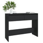 Voir la diapositive 3 : VIDAXL Table console noir 100x35x76,5 cm bois d'ingenierie