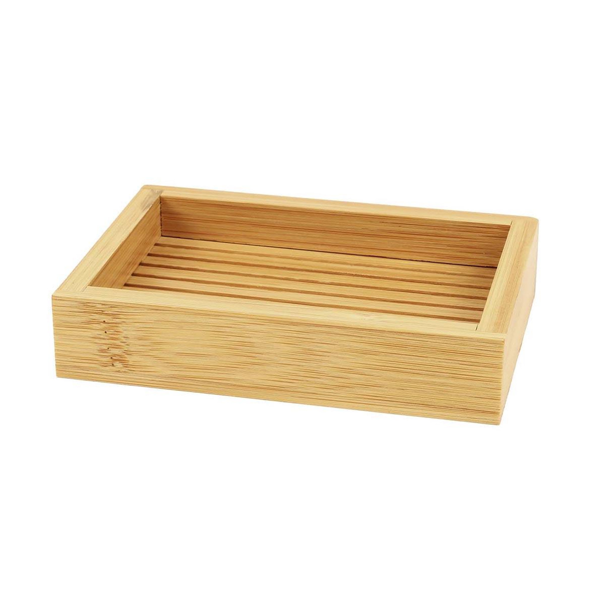 Douceur d'Intérieur Porte-savon en bambou  hanoi  12cm naturel