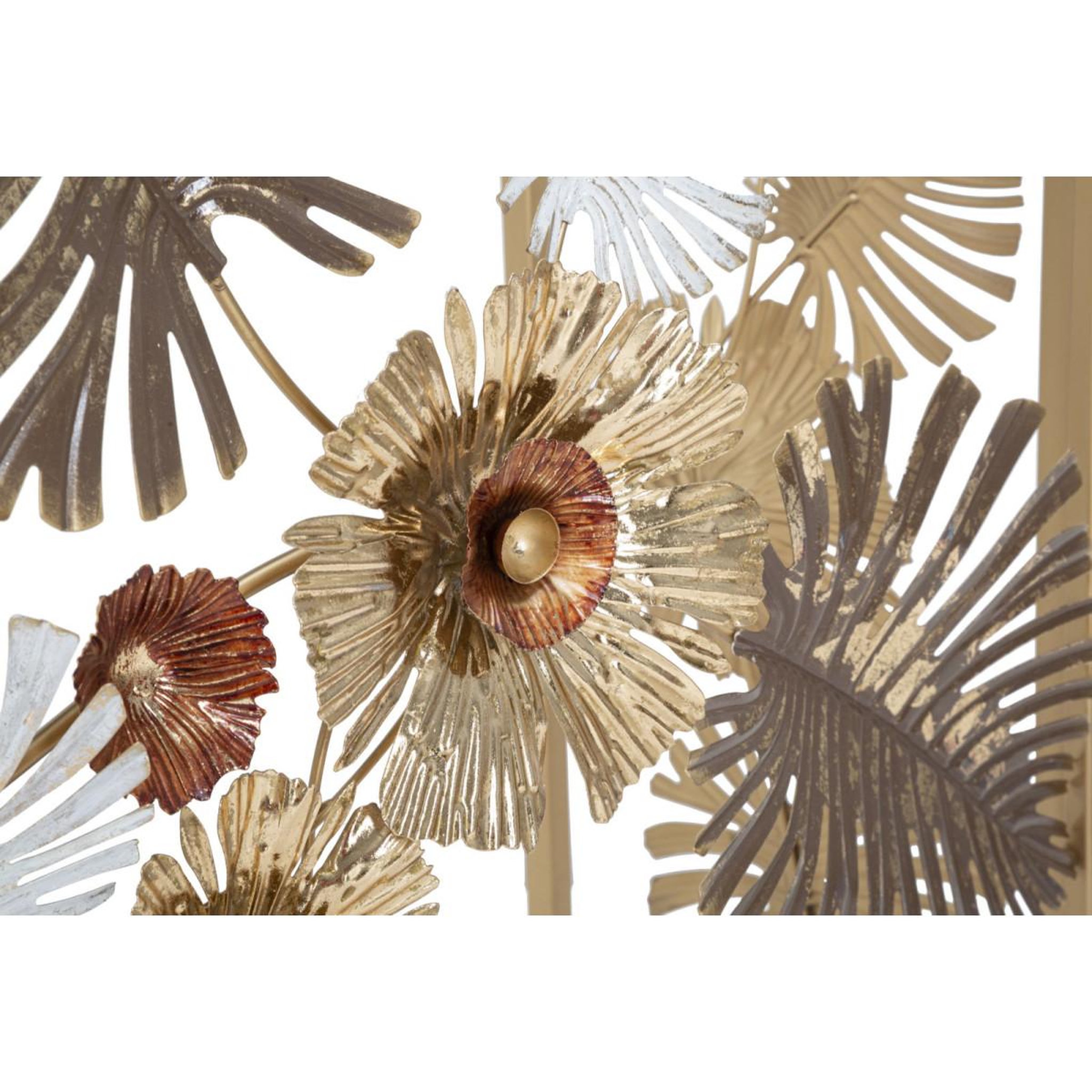 Voir la diapositive 5 : Paris Prix Console design en métal  floris  113 or & blanc