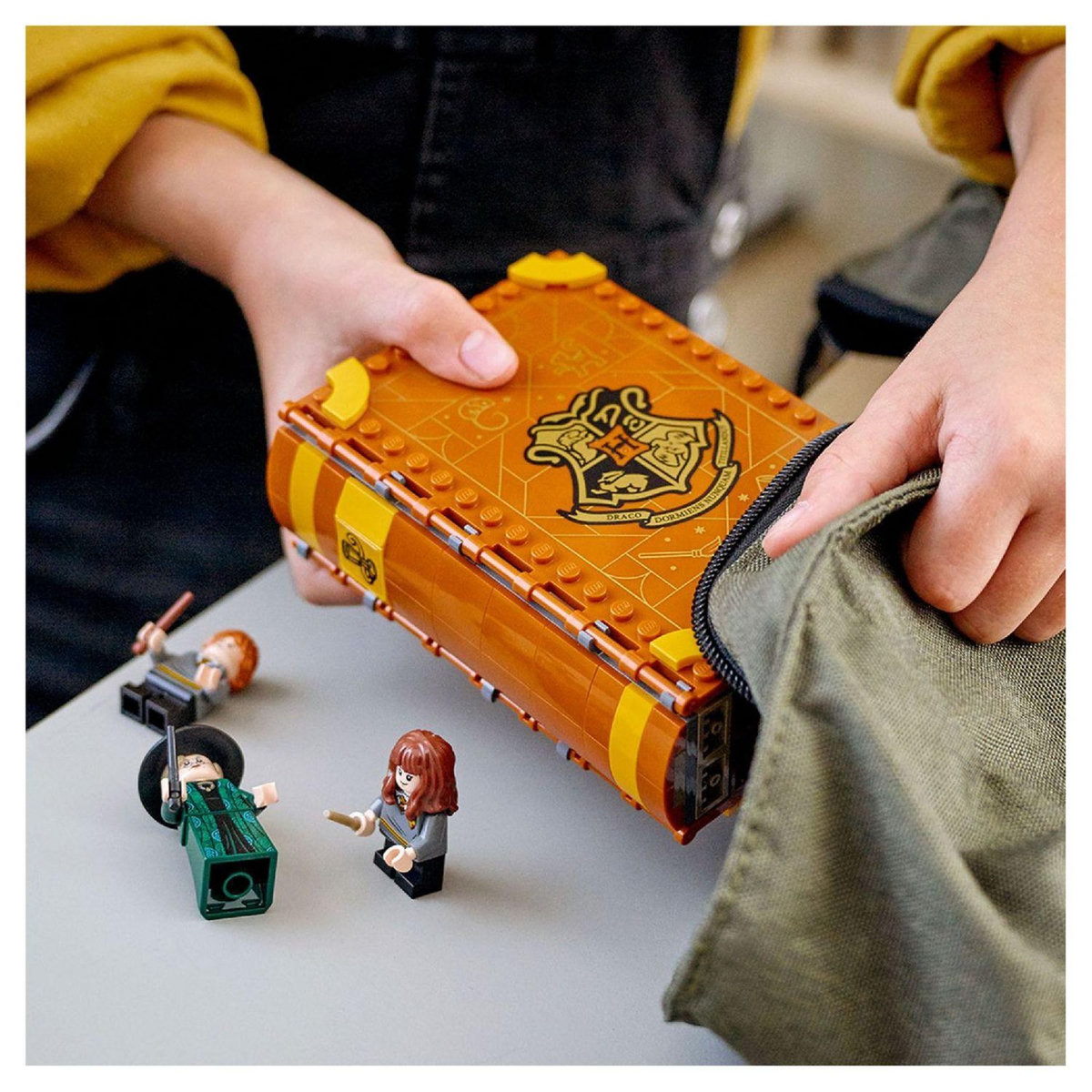 LEGO Harry Potter 76382 Poudlard : le Cours de Métamorphose, Jouet, Livre, Classe Sortilège