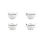 BJORN Bol PURE Ø12cm - 4 pièces - Blanc Neige