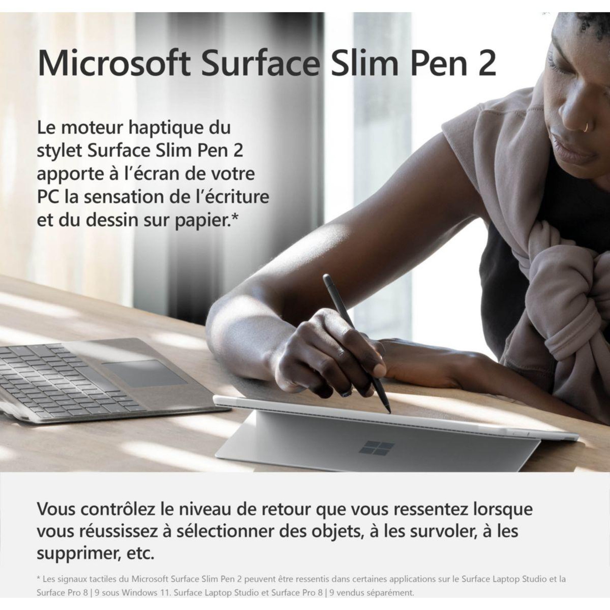 Voir la diapositive 4 : MICROSOFT Stylet surface slim pen 2 noir