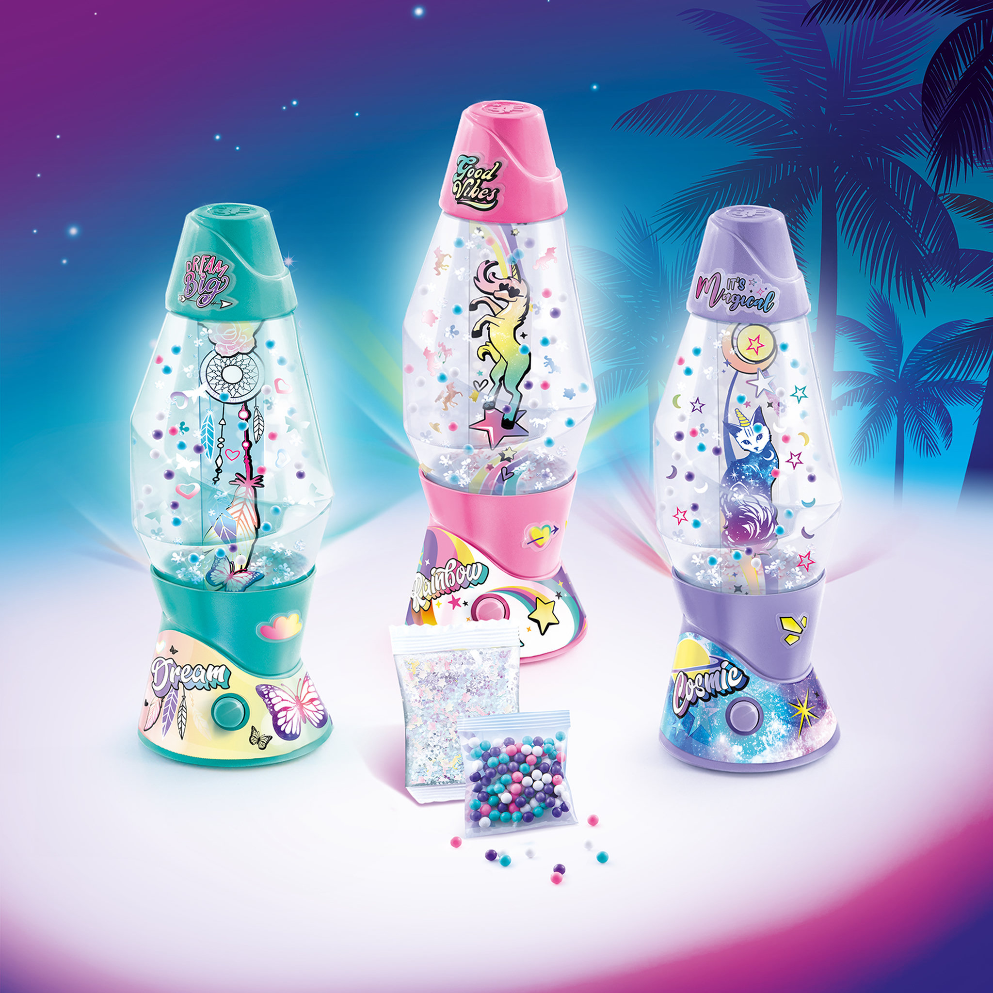 Voir la diapositive 9 : CANAL TOYS Mini Lava Lampe Lumineuse à Décorer - Kit de création DIY pour Enfants