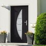 Voir la diapositive 1 : VIDAXL Porte d'entree anthracite 108x200 cm PVC