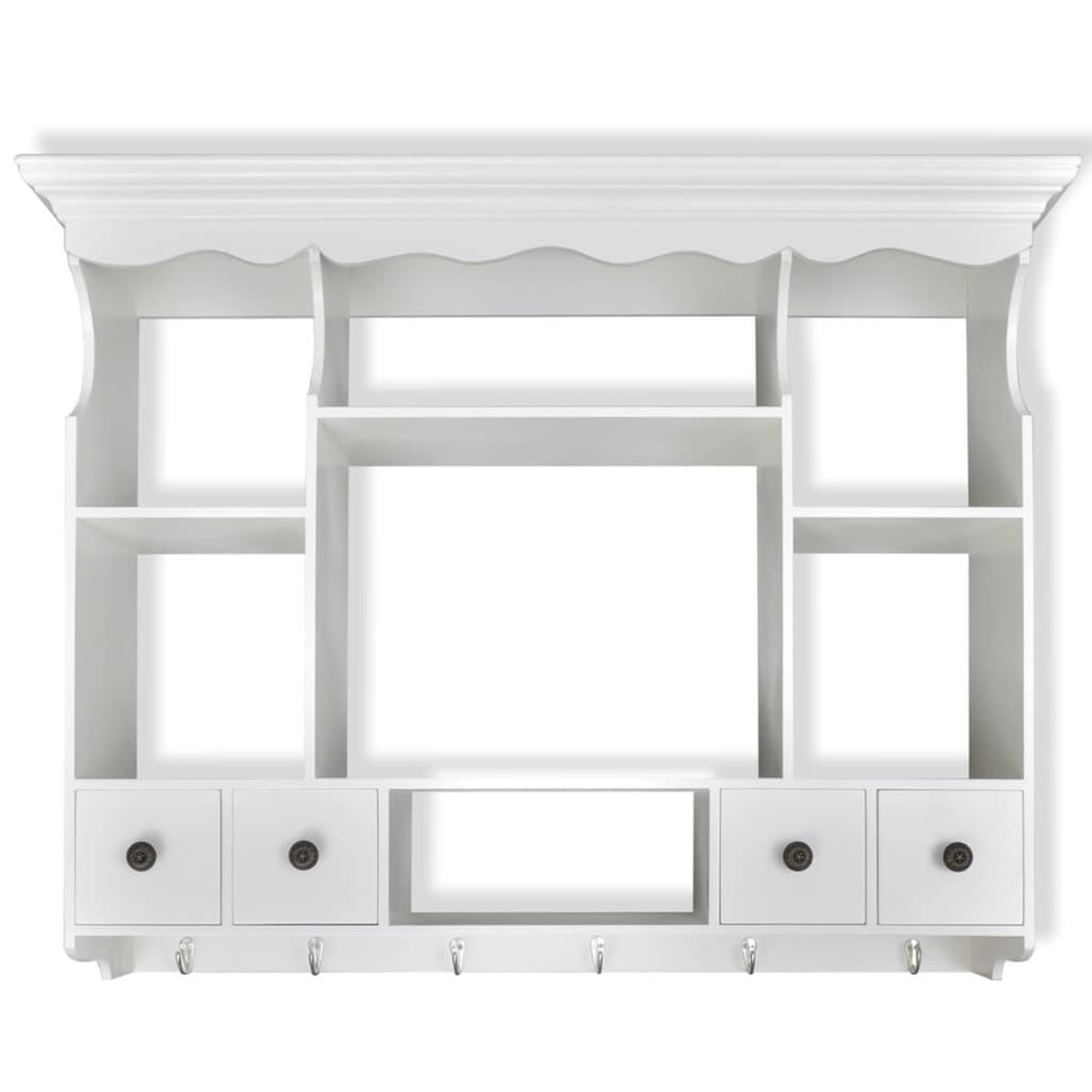 Voir la diapositive 5 : VIDAXL Armoire murale de cuisine en bois Blanc