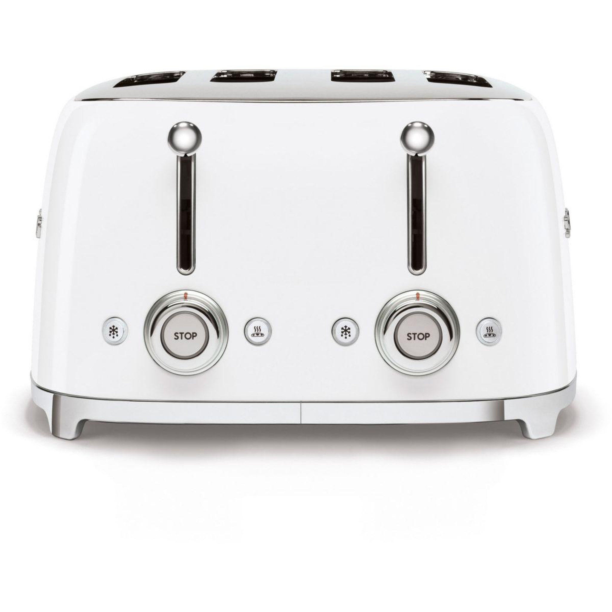 Voir la diapositive 3 : SMEG Grille-pain tsf03wheu blanc