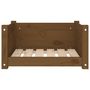 Voir la diapositive 5 : VIDAXL Lit pour chien Marron miel 55,5x45,5x28 cm Bois massif de pin