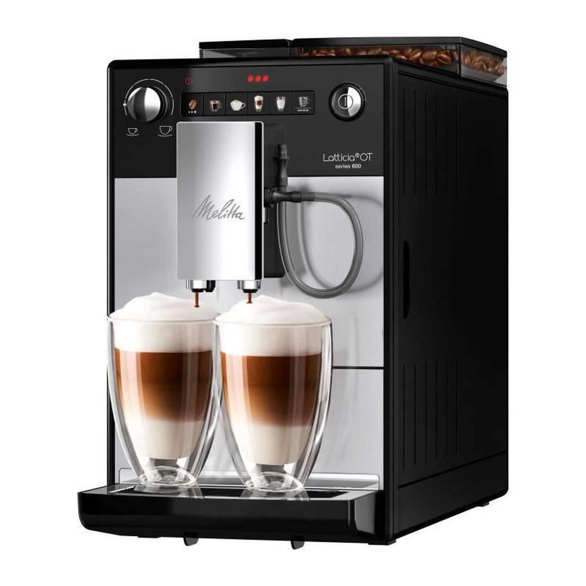 Voir la diapositive 2 : Melitta Machine a café automatique - MELITTA - Latticia OT F300-101 - Argent