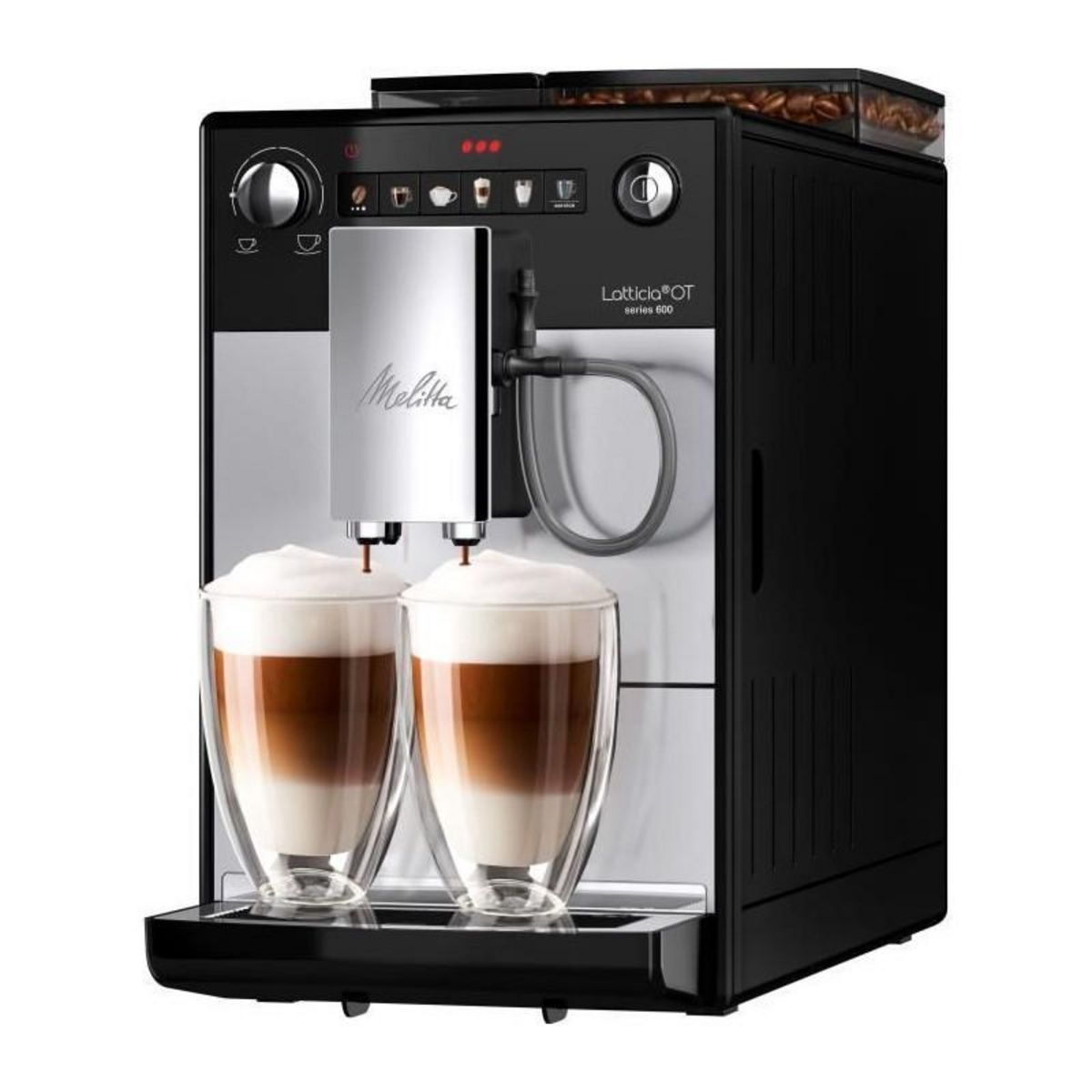 Melitta Machine a café automatique - MELITTA - Latticia OT F300-101 - Argent