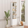 Voir la diapositive 4 : Habitat et Jardin Bibliothèque en bois  FR16  - 75 x 26 x 168 cm - Pin atlantiqueBlanc