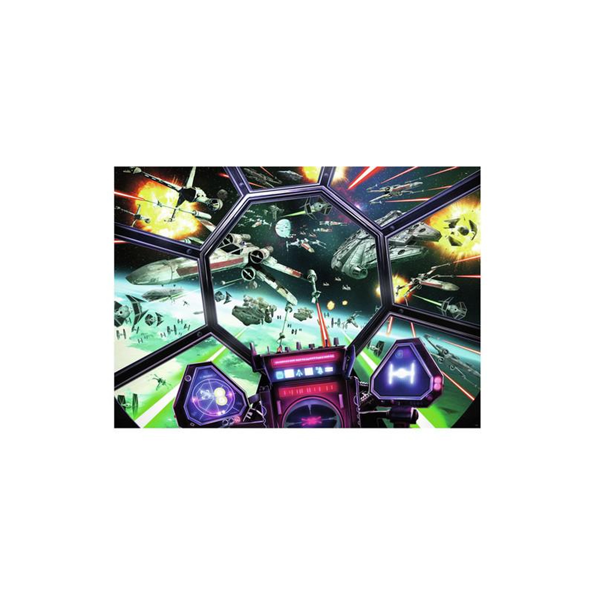 Voir la diapositive 2 : RAVENSBURGER Ravensburger - Jigsaw puzzle Star Wars Tie Fighter Cockpit, 1000 pcs. 120004042