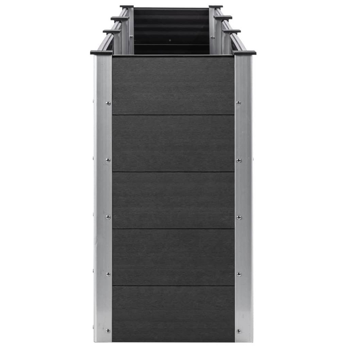 VIDAXL Plate-forme surelevee de jardin 300x100x91 cm WPC Gris