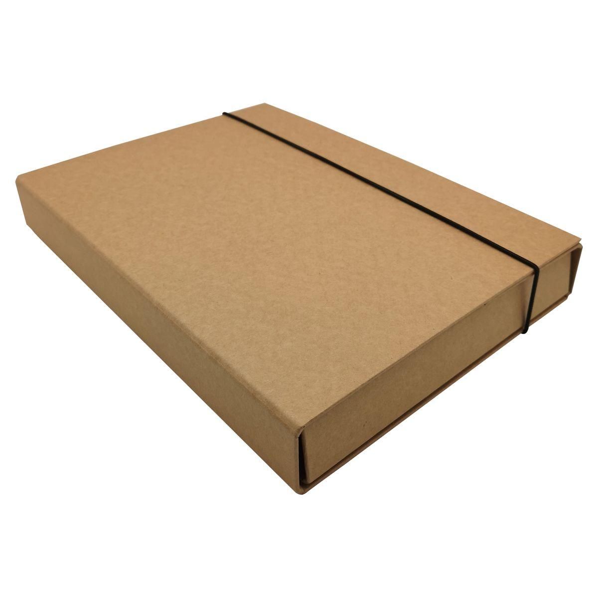 AUCHAN Boîte de classement dos 40mm Kraft