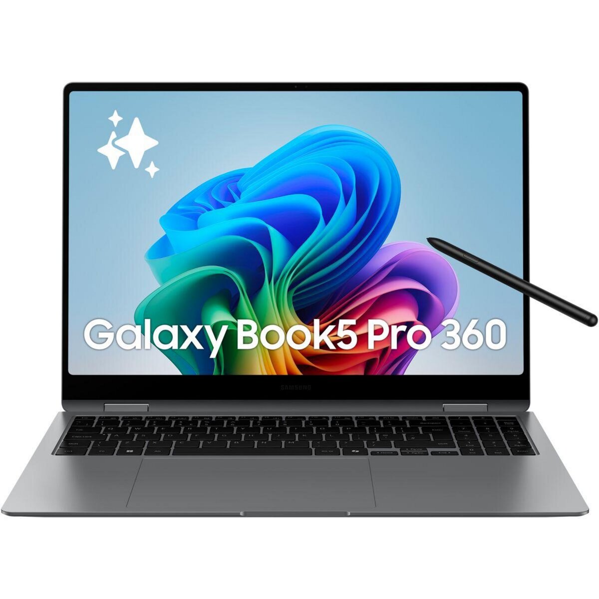 Samsung Ordinateur portable Galaxy Book5 Pro 360 Copilot+ PC Gris