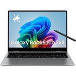 Samsung Ordinateur portable Galaxy Book5 Pro 360 Copilot+ PC Gris
