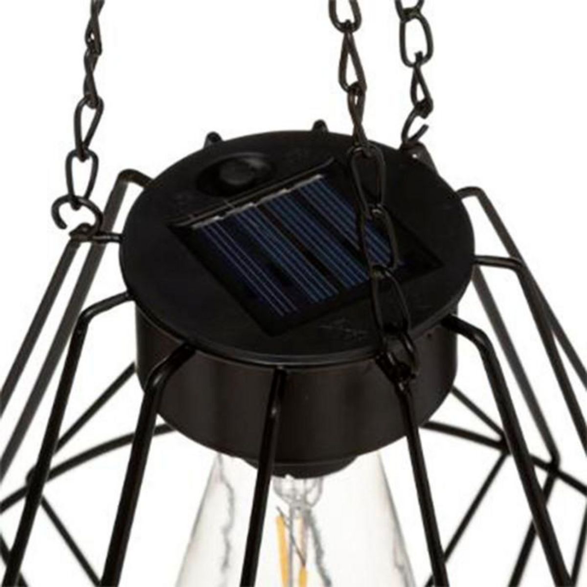 ATMOSPHERA Lampe Suspension Solaire  Flave  20cm Noir