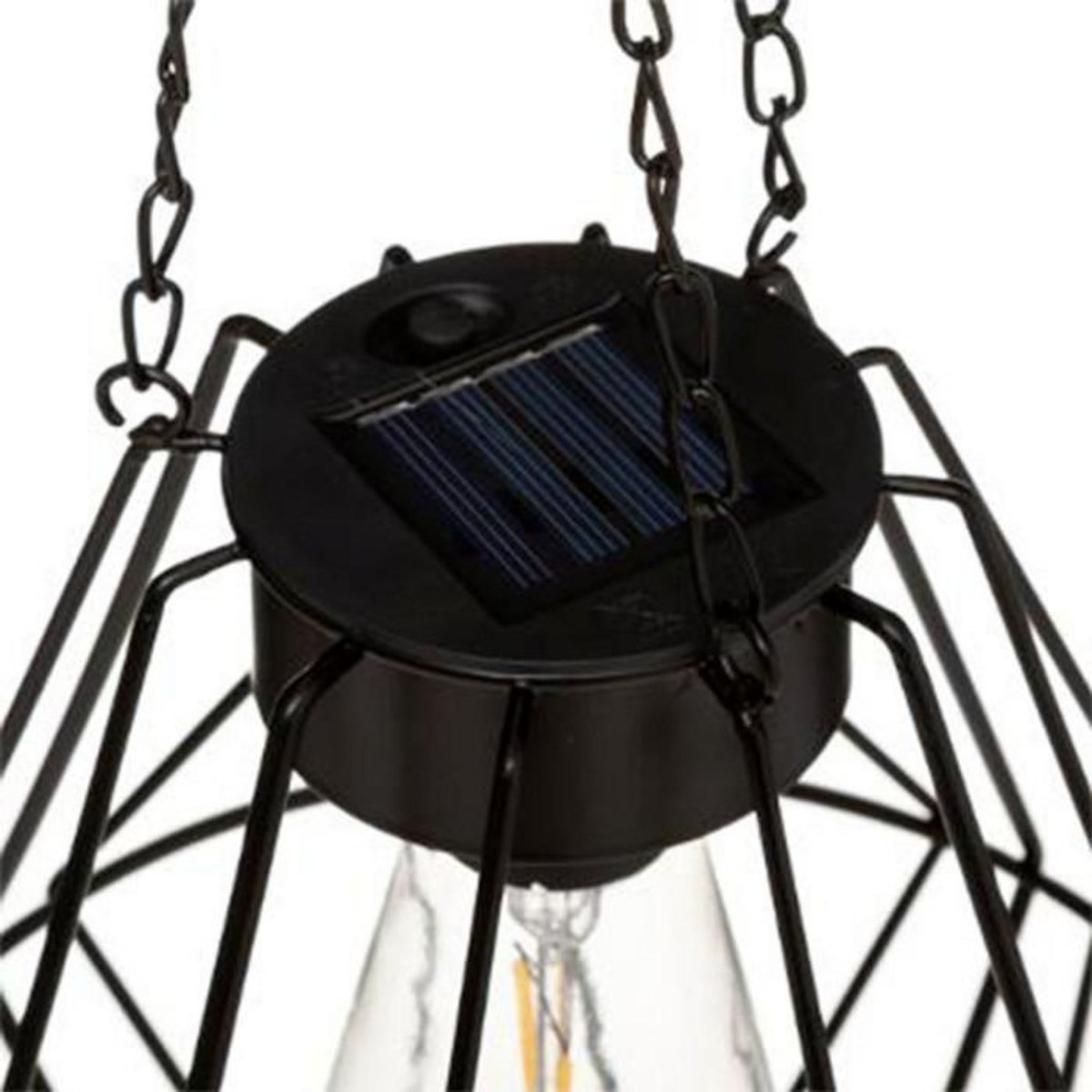 ATMOSPHERA Lampe Suspension Solaire  Flave  20cm Noir