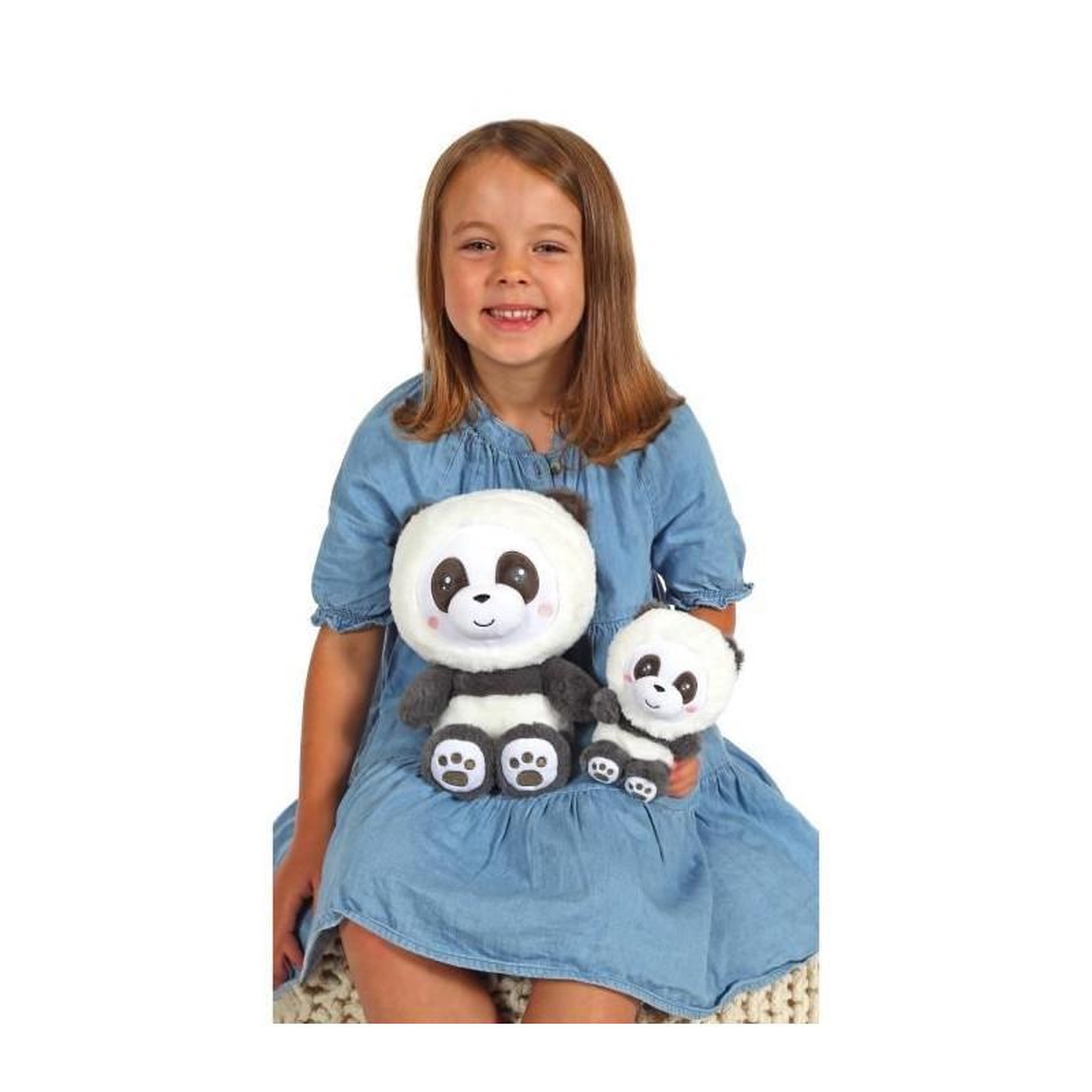 Voir la diapositive 4 : TOYS TOYS Peluche Panda Hoody Pets - GIPSY TOYS - 24 cm