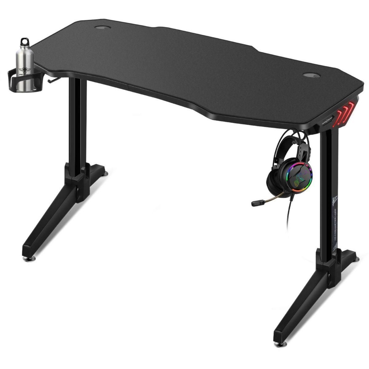 SPIRIT Of GAMER Bureau gamer HEADQUARTER 400 - RGB - Grande tail