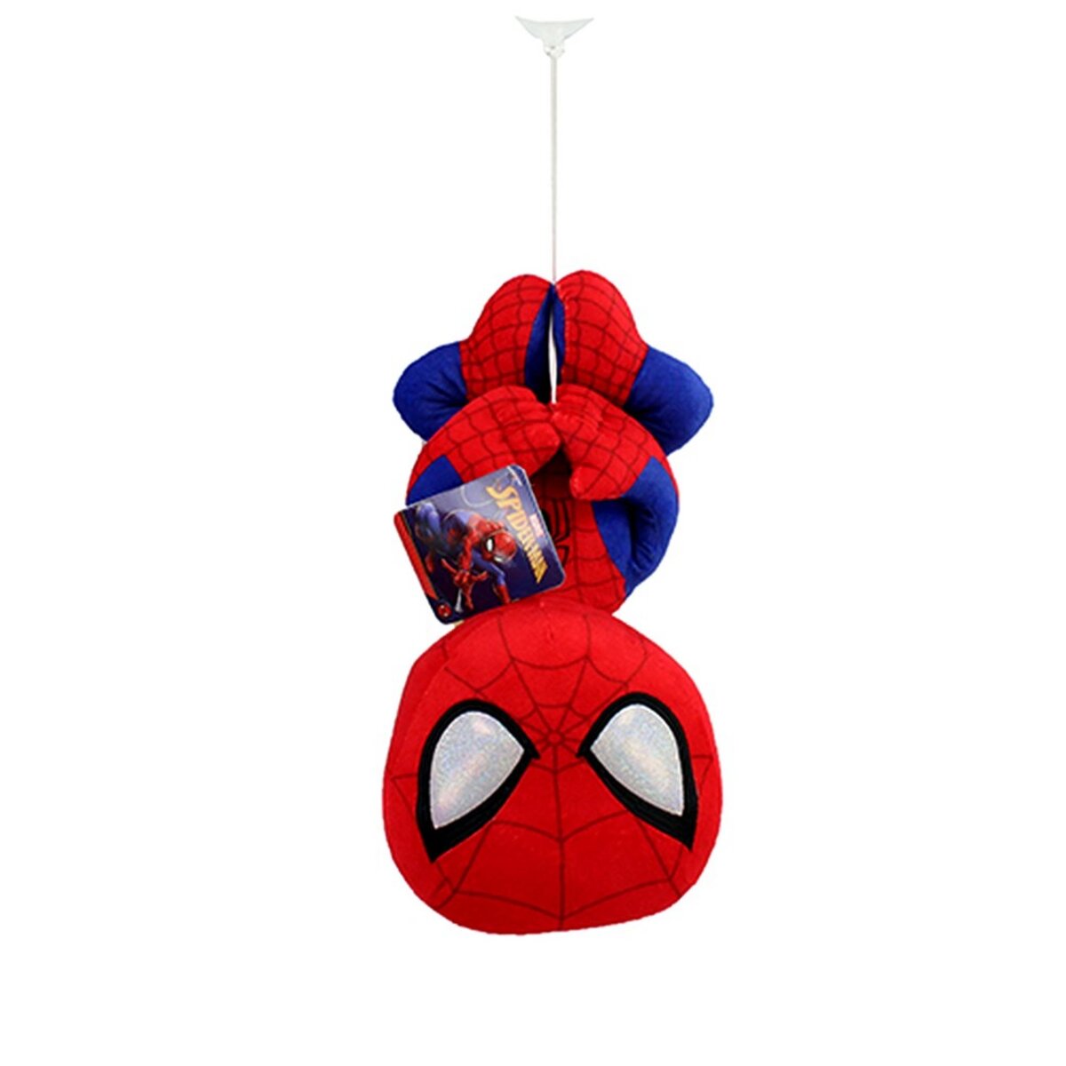 Grande peluche Spiderman 33 cm suspendu pas cher 