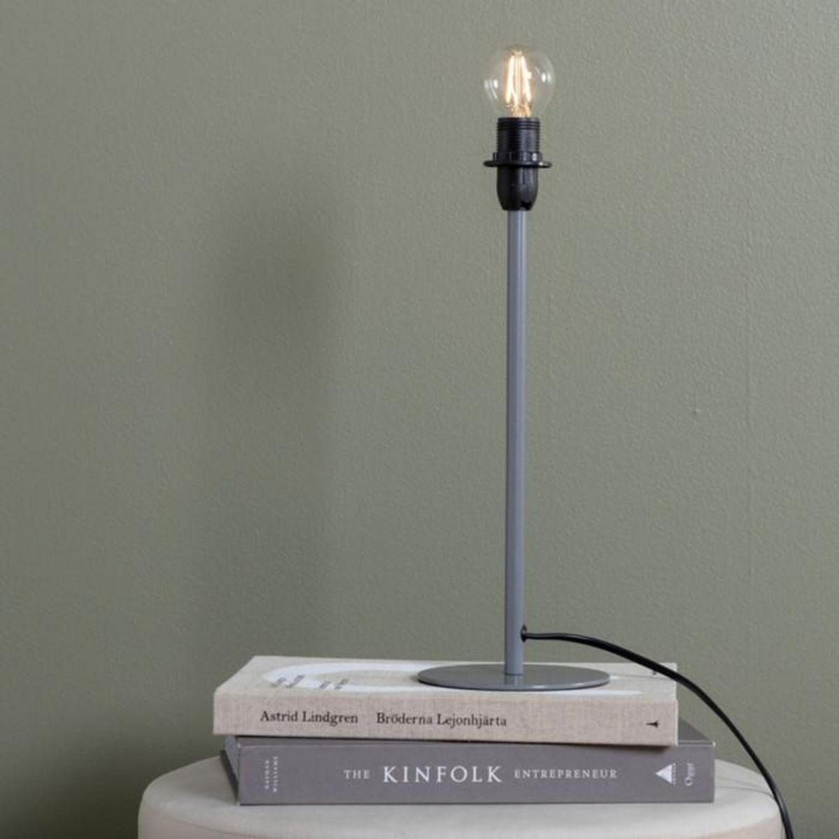 Paris Prix Pied de Lampe à Poser  Dasir  43cm Gris