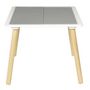 Voir la diapositive 2 : Paris Prix Table de Jeu Enfants  Brique  52cm Gris & Naturel