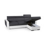 Voir la diapositive 3 : LISA DESIGN Dustin - canapé d'angle réversible - 4 places - convertible avec coffre - têtières réglables