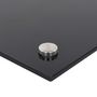 Voir la diapositive 6 : VIDAXL Dosserets de cuisine 2 pcs noir 80x50 cm verre trempé