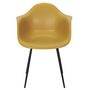 Voir la diapositive 3 : The Home Deco Factory Fauteuil GUSTAV jaune