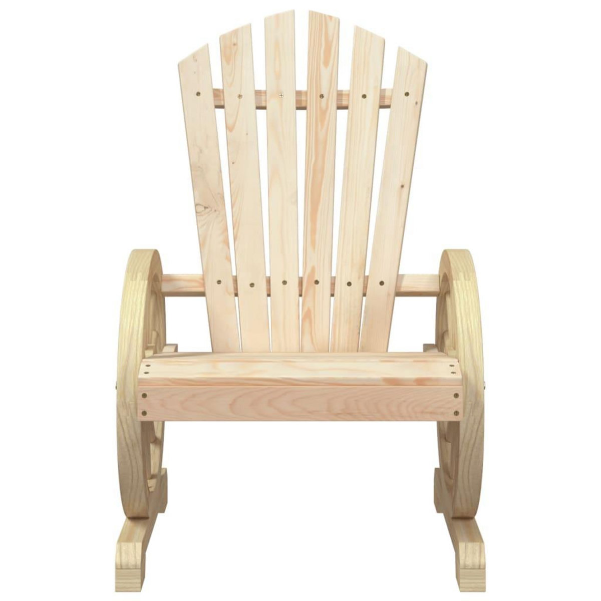 VIDAXL Chaises de jardin Adirondack lot de 2 bois de sapin massif
