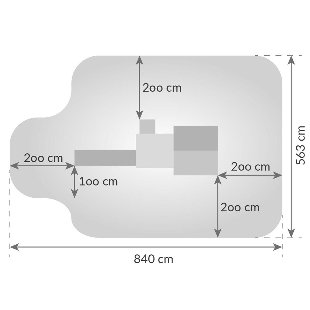 Fungoo Aire de jeux My House - Toboggan jaune - Fungoo