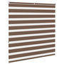 Voir la diapositive 4 : VIDAXL Store zebre marron 150x150cm largeur du tissu 145,9cm polyester