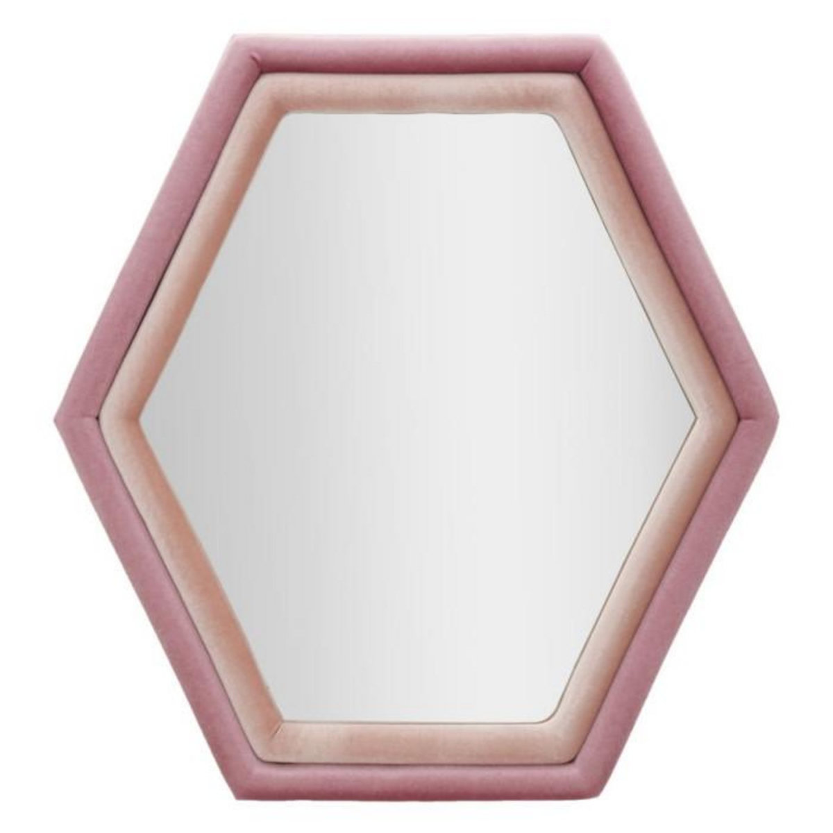 Paris Prix Miroir Mural en Velours  Tony  80cm Rose
