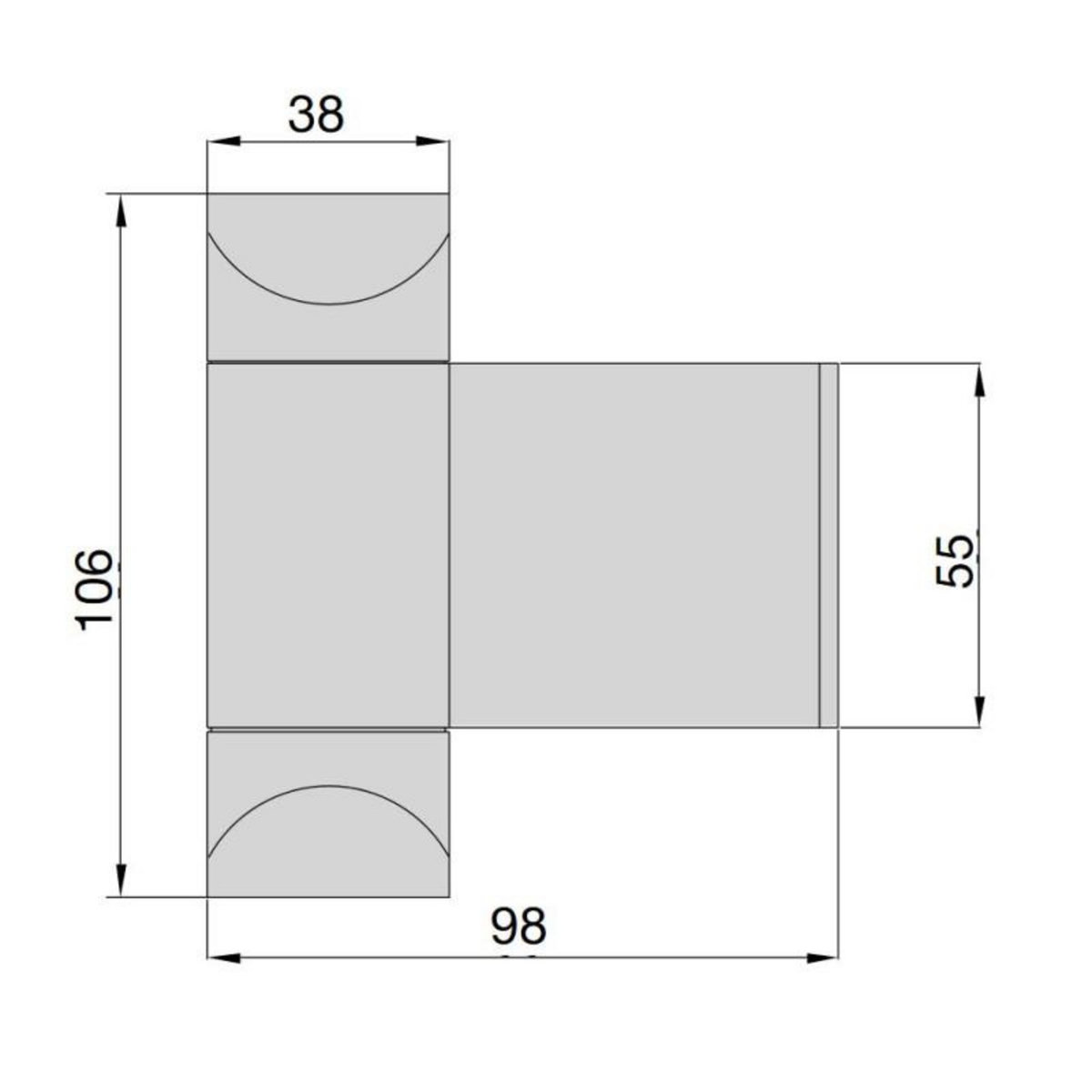 GROOM Ferme porte GROOMEX avec clé de réglage GROOM 800017