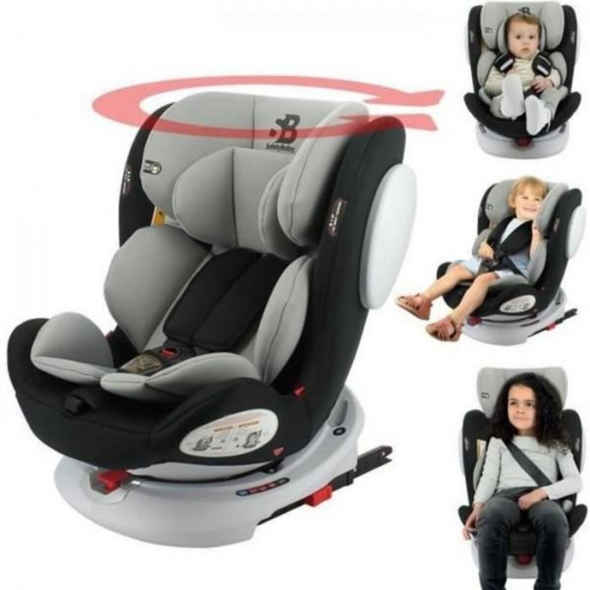 Siege Auto SAFETY BABY - Groupe 0/1/2/3 (0-36kg) - Isofix