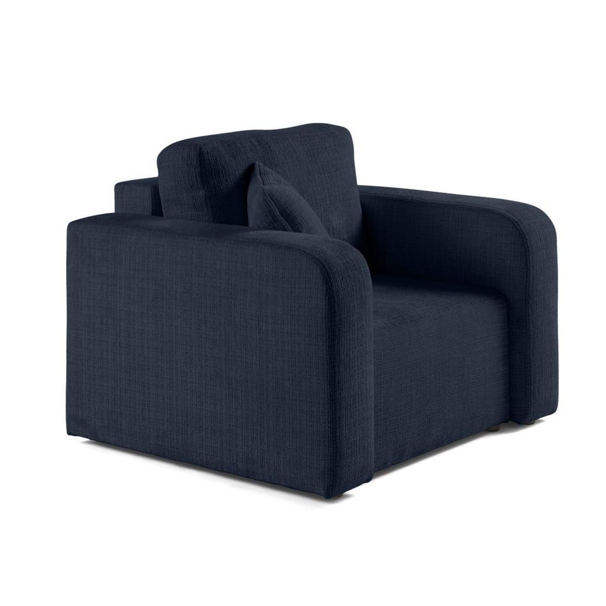 BEST MOBILIER Miro - fauteuil en velours texturé