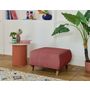 Voir la diapositive 5 : BEST MOBILIER Cristal - pouf modulable - 65 cm - en velours texturé